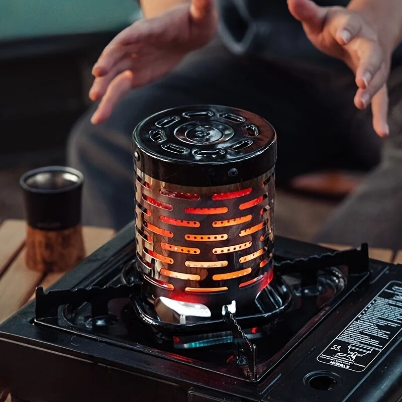 Outdoor Camping Gas Heater - Stainless Steel Heating Cover Outdoor Camping