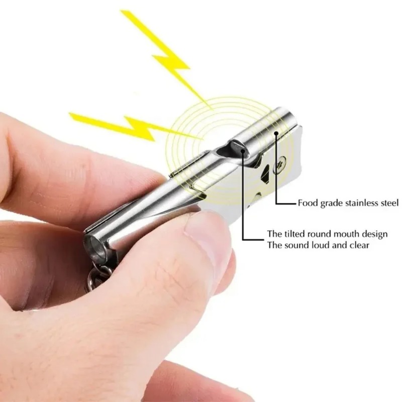 Portable Survival Whistle Keyc - Outdoor Camping Youtube 评论和价格
