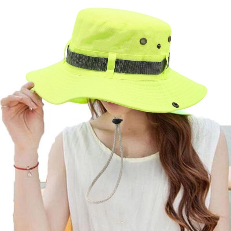 72XE Fluorescent Bucket Hat Wi - Outdoor Camping Activities For Adults 评论和价格