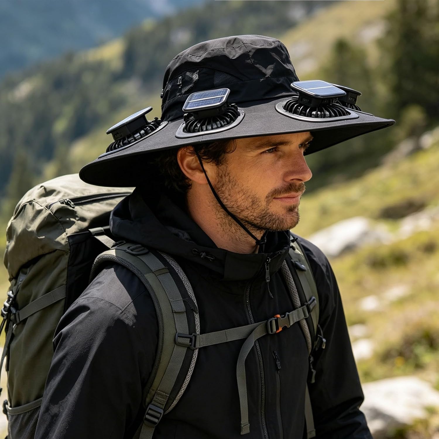 2026 Hot Summer 6 Fans Visor C - Outdoor Camping Fans 评论和价格
