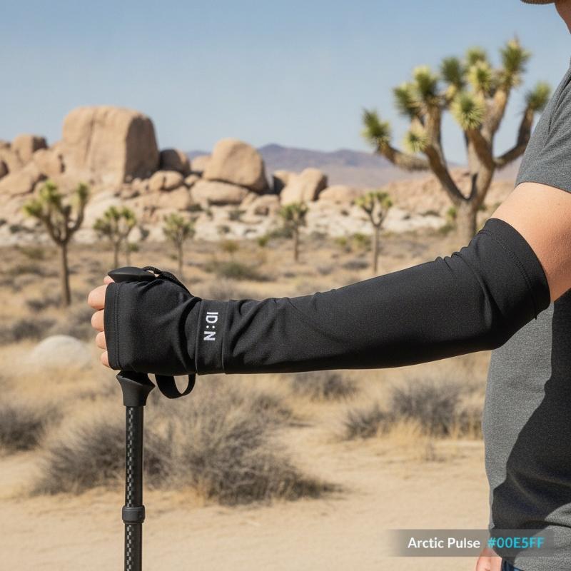 1 Pair Anti-UV Ice Arm Sleeves - Outdoor Camping Activities For Adults 评论和价格