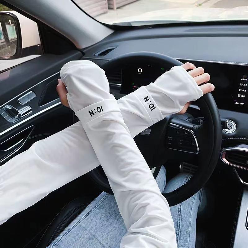 1 Pair Anti-UV Ice Arm Sleeves - Outdoor Camping Activities For Adults 评论和价格