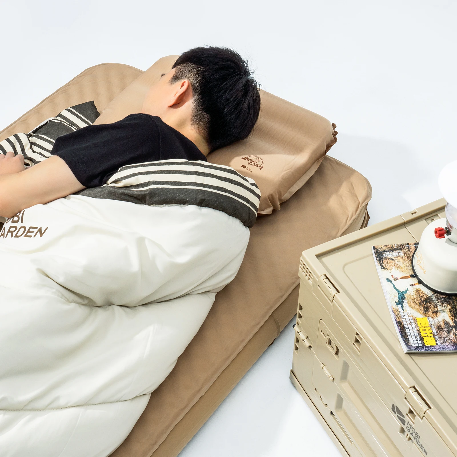 MOBI GARDEN Upgraded Portable  - Camp Pillow Compressible 评论和价格