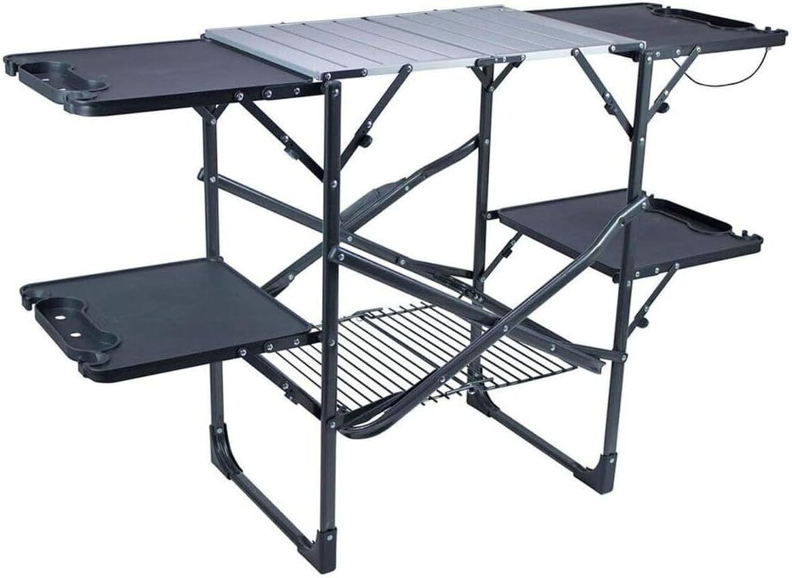 Slim Fold Portable Camping Kit - Outdoor Camping Cooking Table 评论和价格