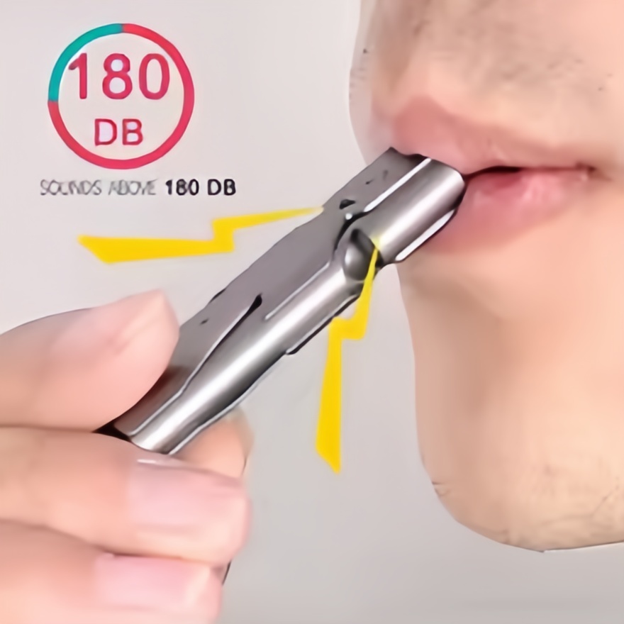 Survival Whistle Keychain–High - Outdoor Camping Youtube 评论和价格
