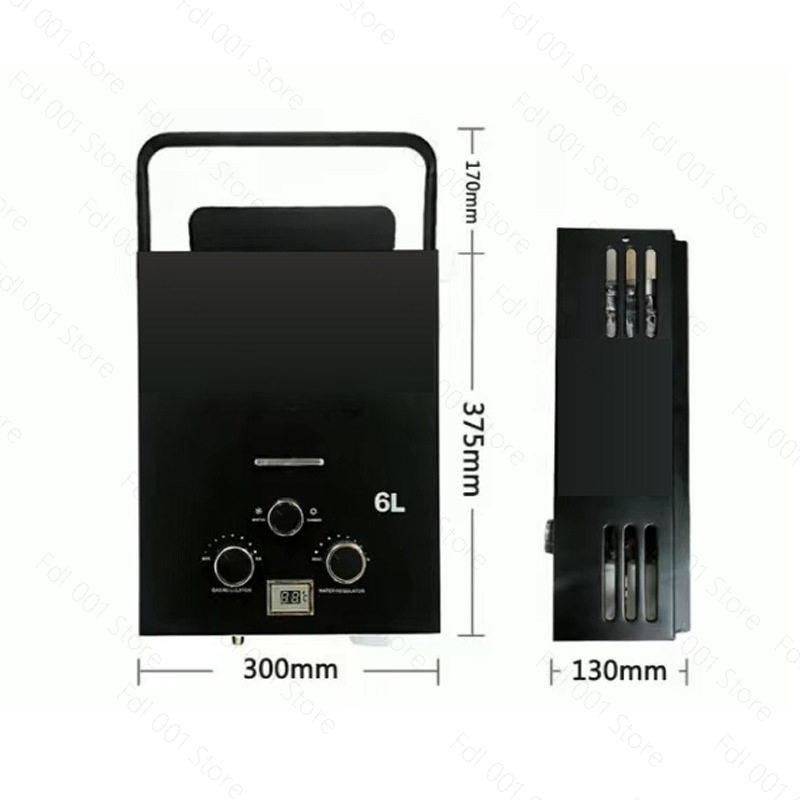 6L Portable Tankless Gas Water - Outdoor Camping Gas Heater 评论和价格