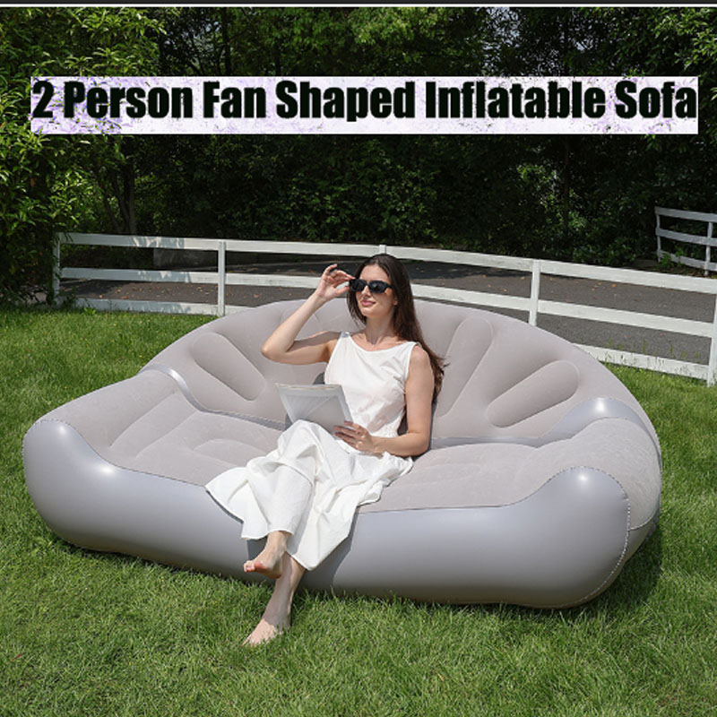Fan Shaped Inflatable Sofa 2 P - Outdoor Camping Fans 评论和价格
