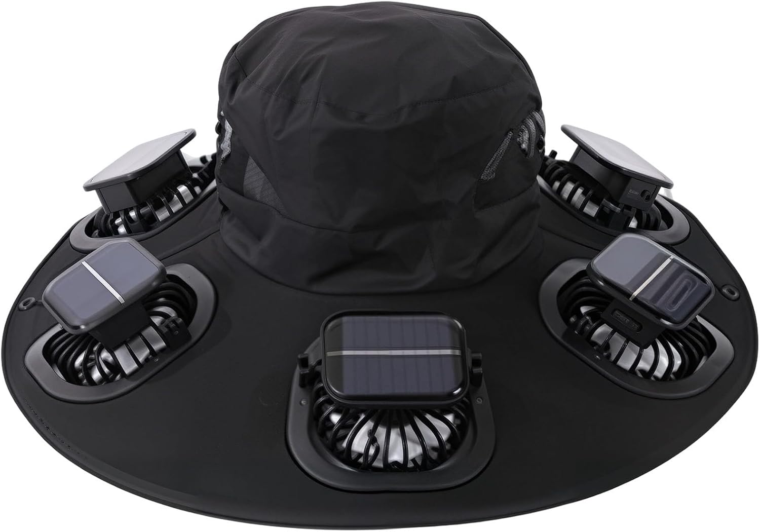 Hot 6 Fans Solar Fan Hat Breat - Outdoor Camping Fans 评论和价格