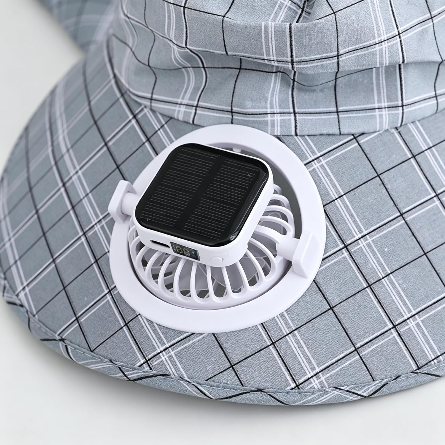 1PC Solar Power Neck Guard Fan - Outdoor Camping Fans 评论和价格