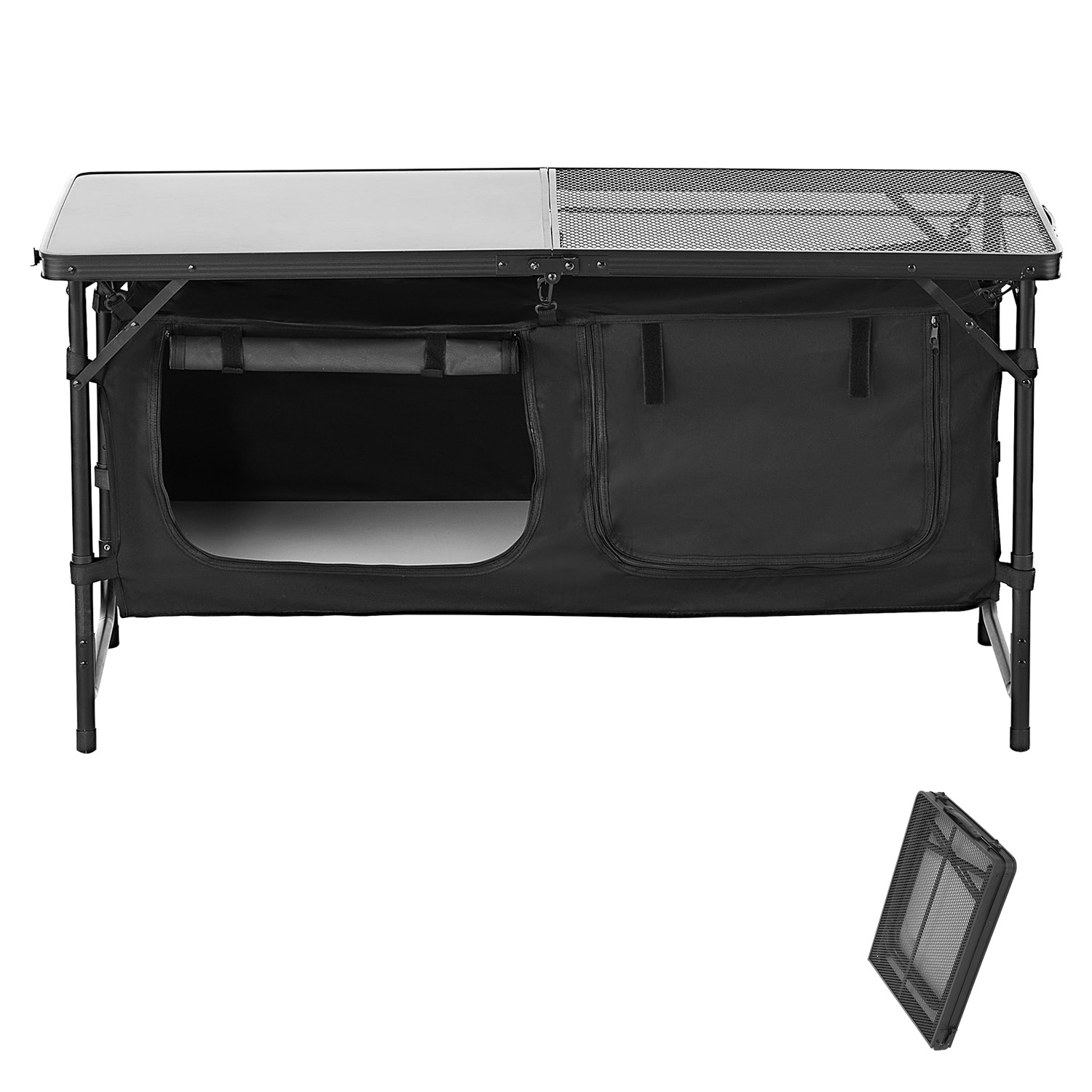 SucceBuy Camping Kitchen Table - Outdoor Camping Cooking Table 评论和价格