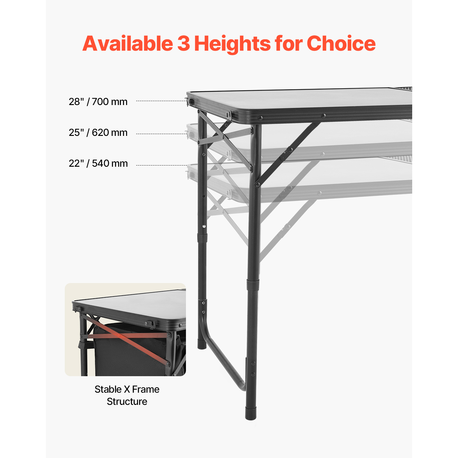 SucceBuy Camping Kitchen Table - Outdoor Camping Cooking Table 评论和价格