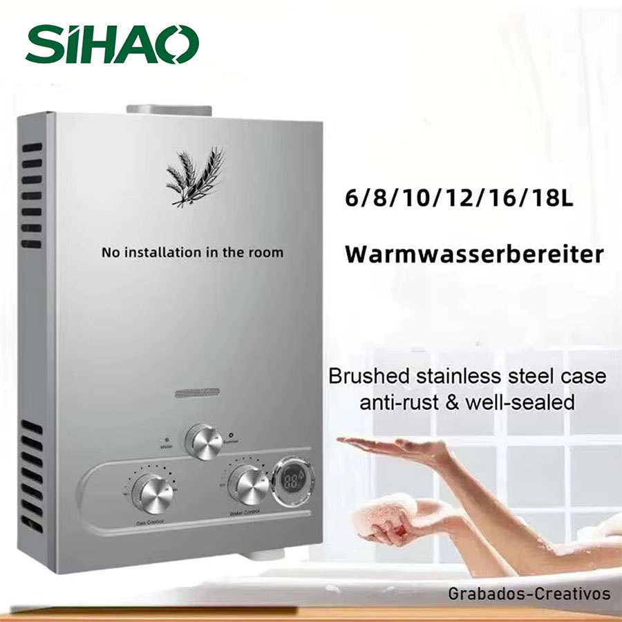 SIHAO 12L 16L 18L GPM LPG Gas  - Outdoor Camping Gas Heater 评论和价格