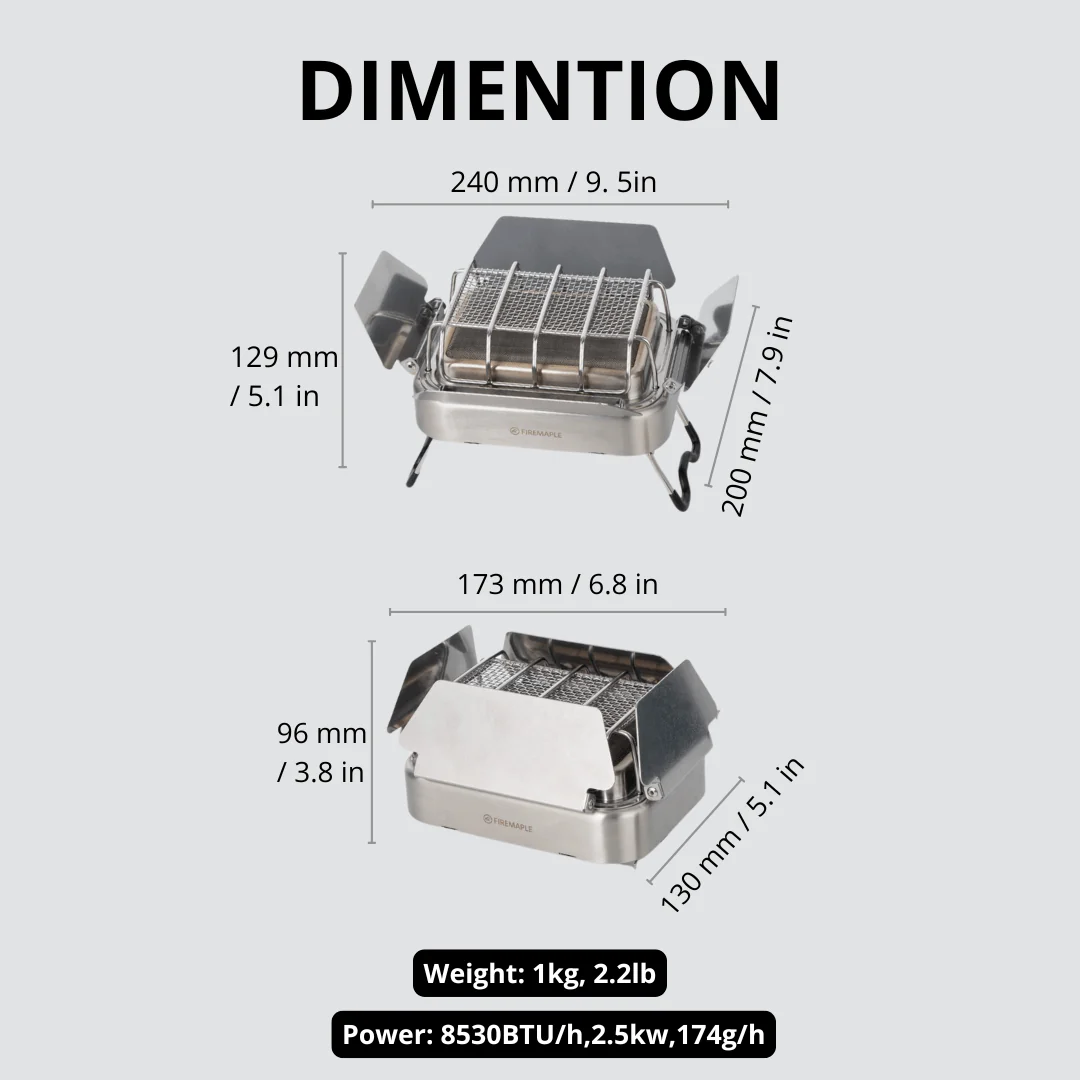 Fire-Maple Sunflower X Gas Cam - Outdoor Camping Gas Heater 评论和价格