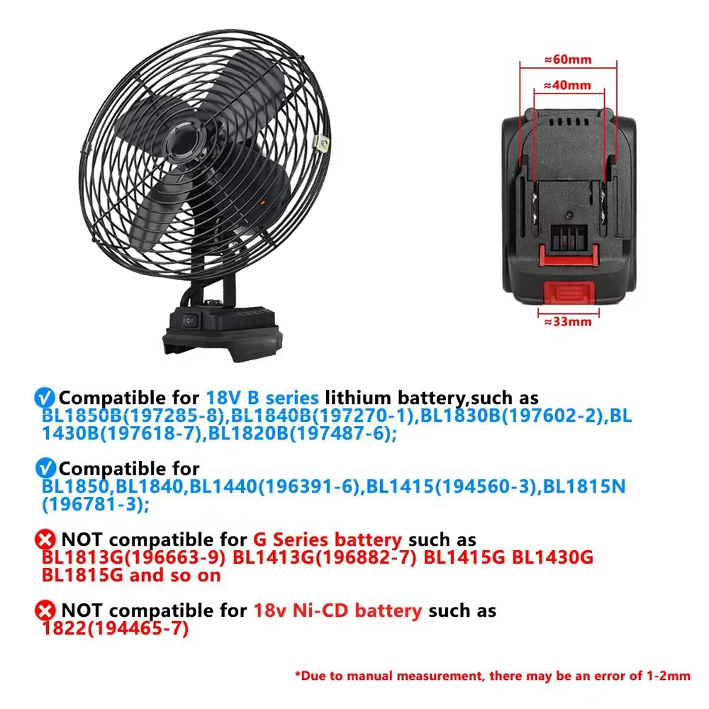 6/8In Camping Fan Outdoor Fish - Outdoor Camping Fans 评论和价格