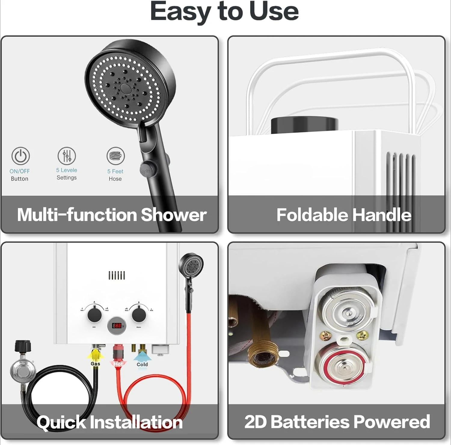 Propane Tankless Water Heater  - Outdoor Camping Hot Water Heater 评论和价格