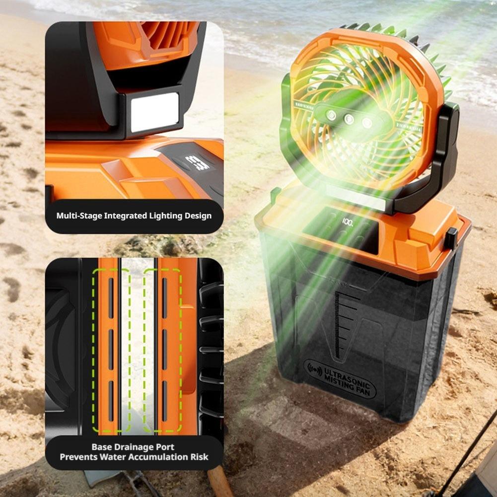 New Outdoor Misting Fan Campin - Outdoor Camping Fans 评论和价格