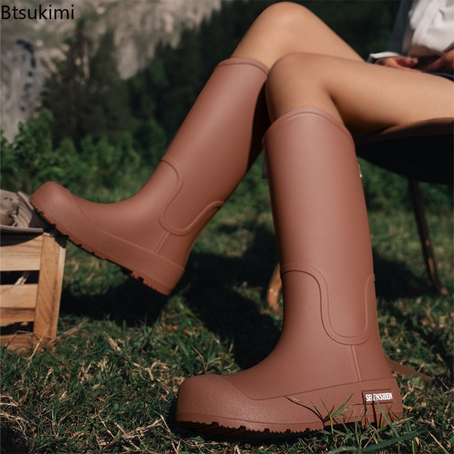 New Women's Rain Shoes Waterpr - Outdoor Camping Youtube 评论和价格