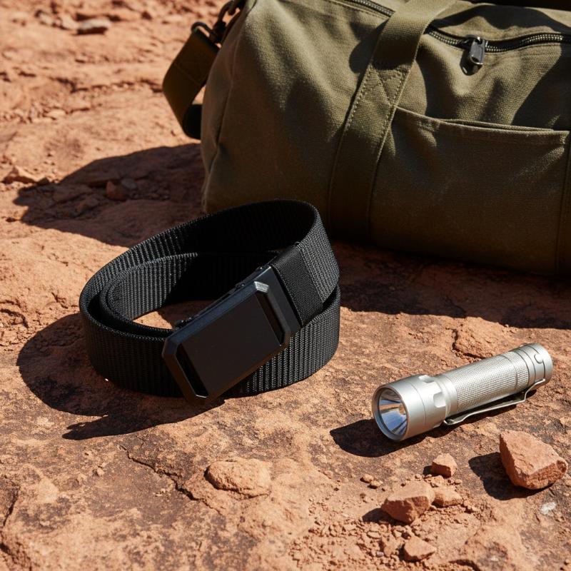 Mens Nylon Belt With Adjustabl - Outdoor Camping Activities For Adults 评论和价格