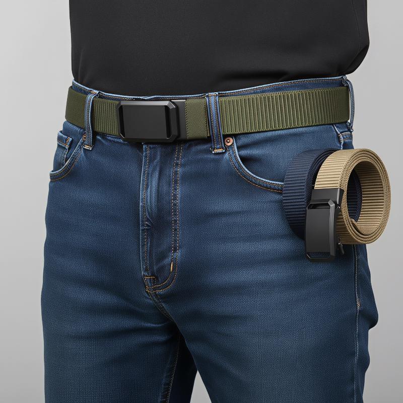 Mens Nylon Belt With Adjustabl - Outdoor Camping Activities For Adults 评论和价格