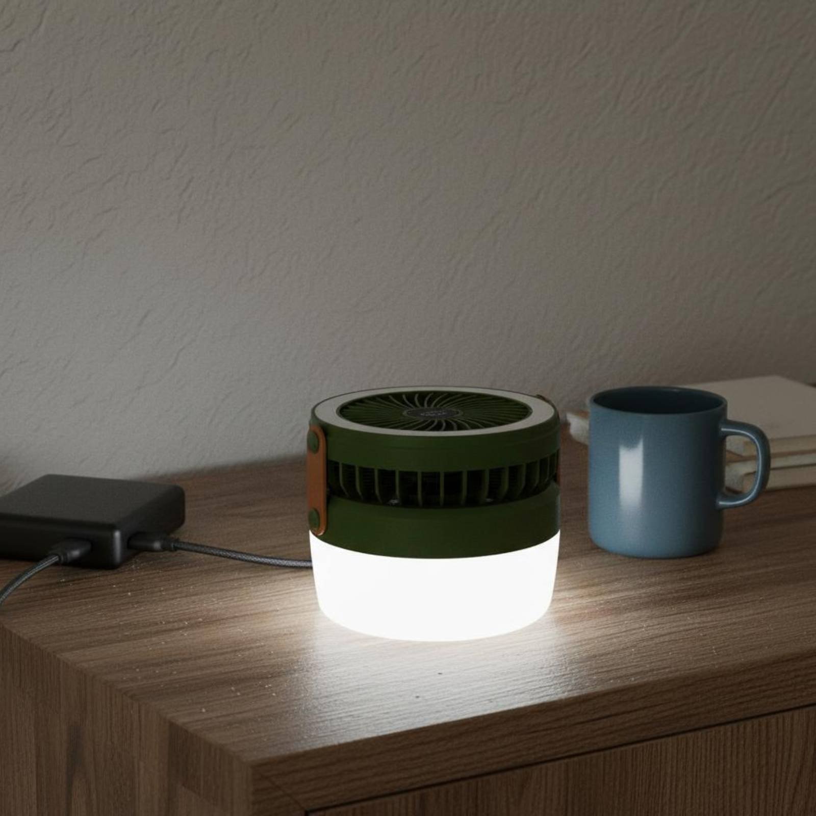 Solar Camping Fan Lantern Fold - Outdoor Camping Fans 评论和价格