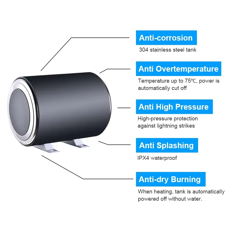 304 Stainless Steel Electric W - Outdoor Camping Hot Water Heater 评论和价格