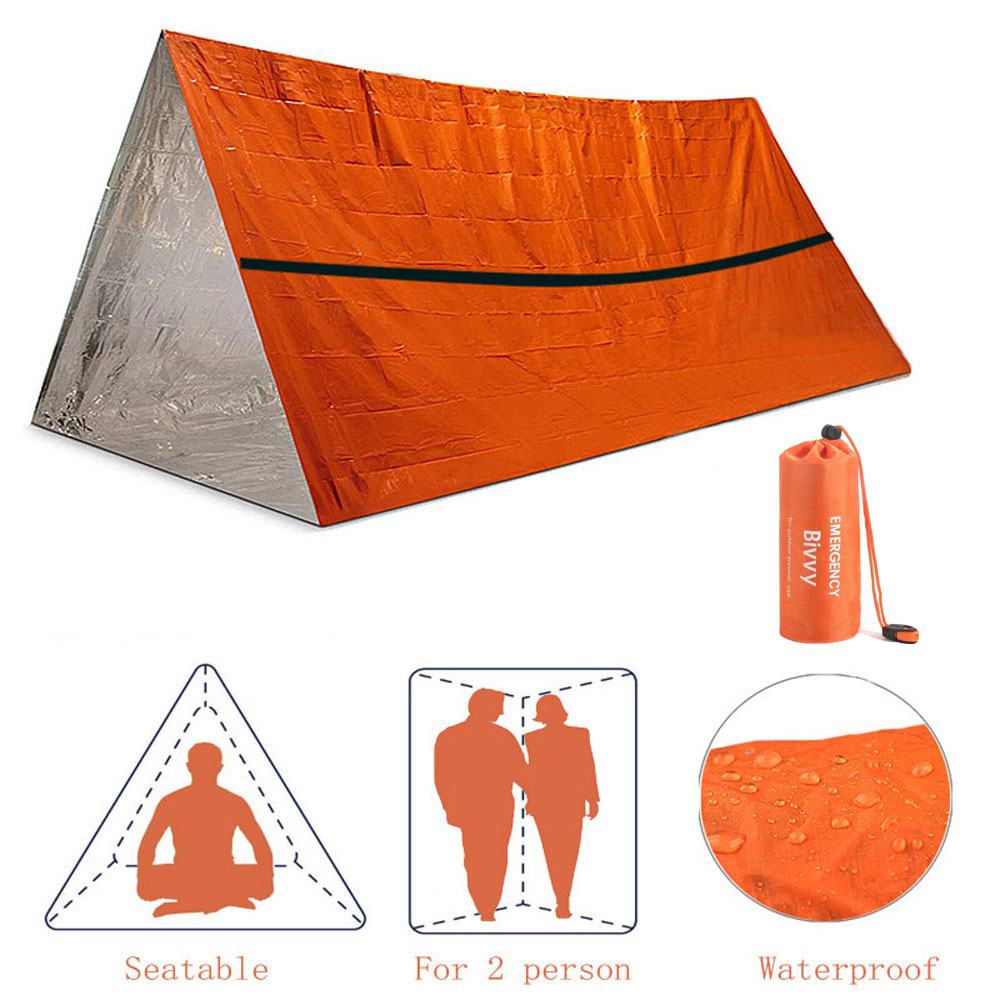 2 Person Emergency Shelter Biv - Emergency Mylar Blanket 评论和价格