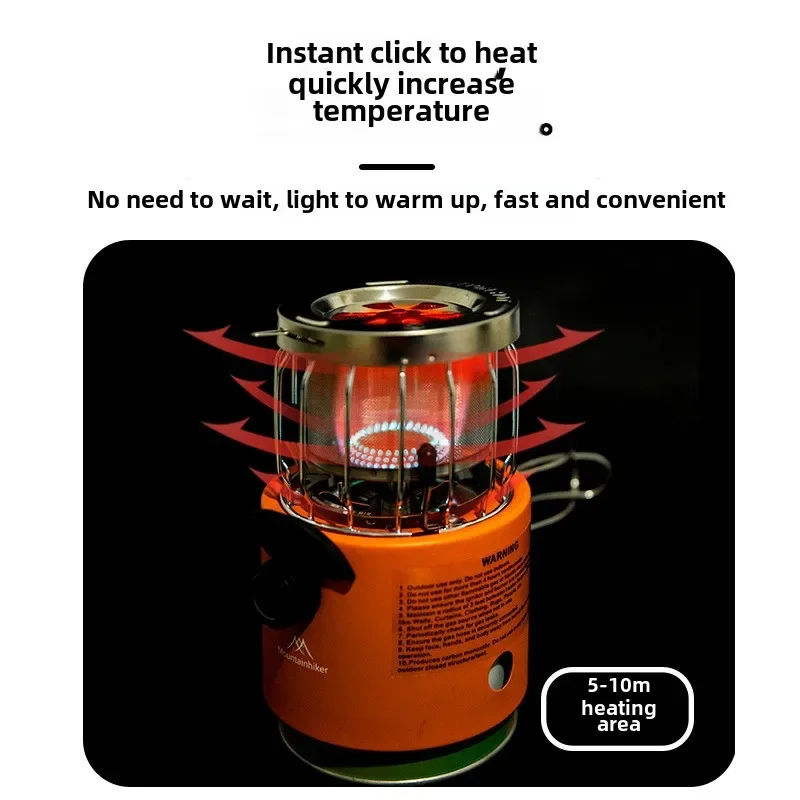 MOUNTAINHIKER Portable 2000W G - Outdoor Camping Gas Heater 评论和价格