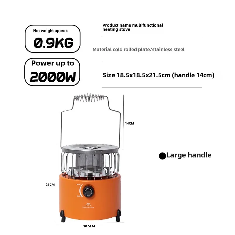 MOUNTAINHIKER Portable 2000W G - Outdoor Camping Gas Heater 评论和价格