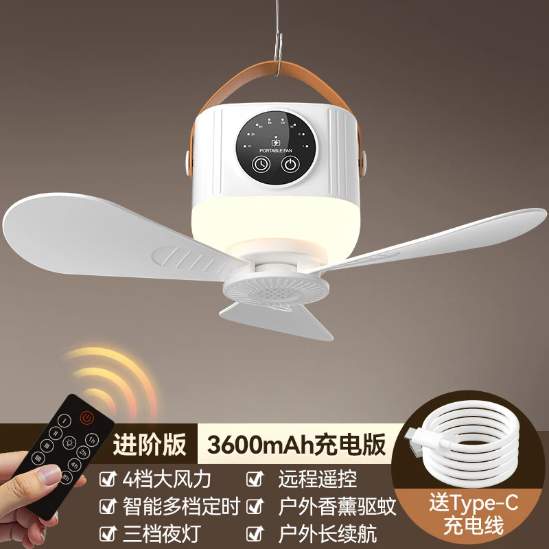 New Rechargeable Small Hanging - Outdoor Camping Fans 评论和价格