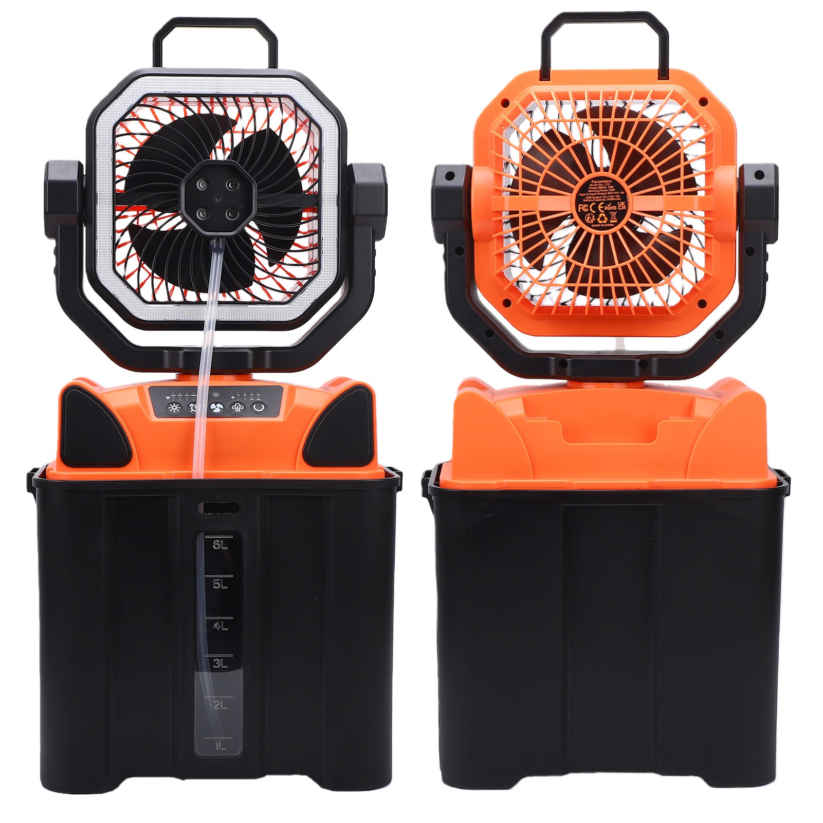 Rechargeable Camping Fan with  - Outdoor Camping Fans 评论和价格