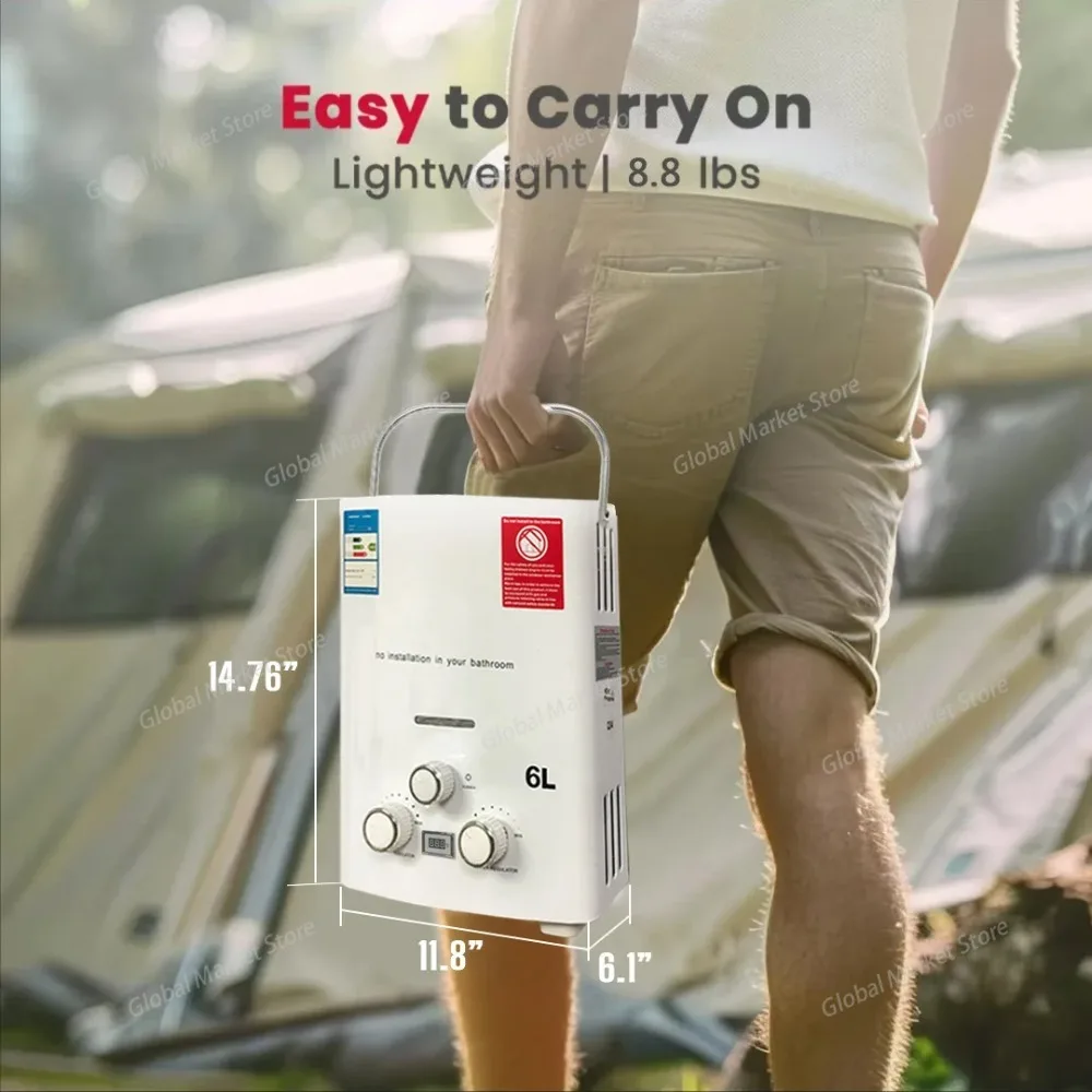 Propane LPG  Gas Tankless Wate - Outdoor Camping Hot Water Heater 评论和价格