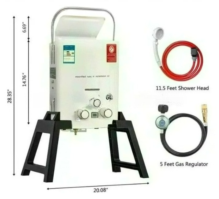 Propane LPG  Gas Tankless Wate - Outdoor Camping Hot Water Heater 评论和价格