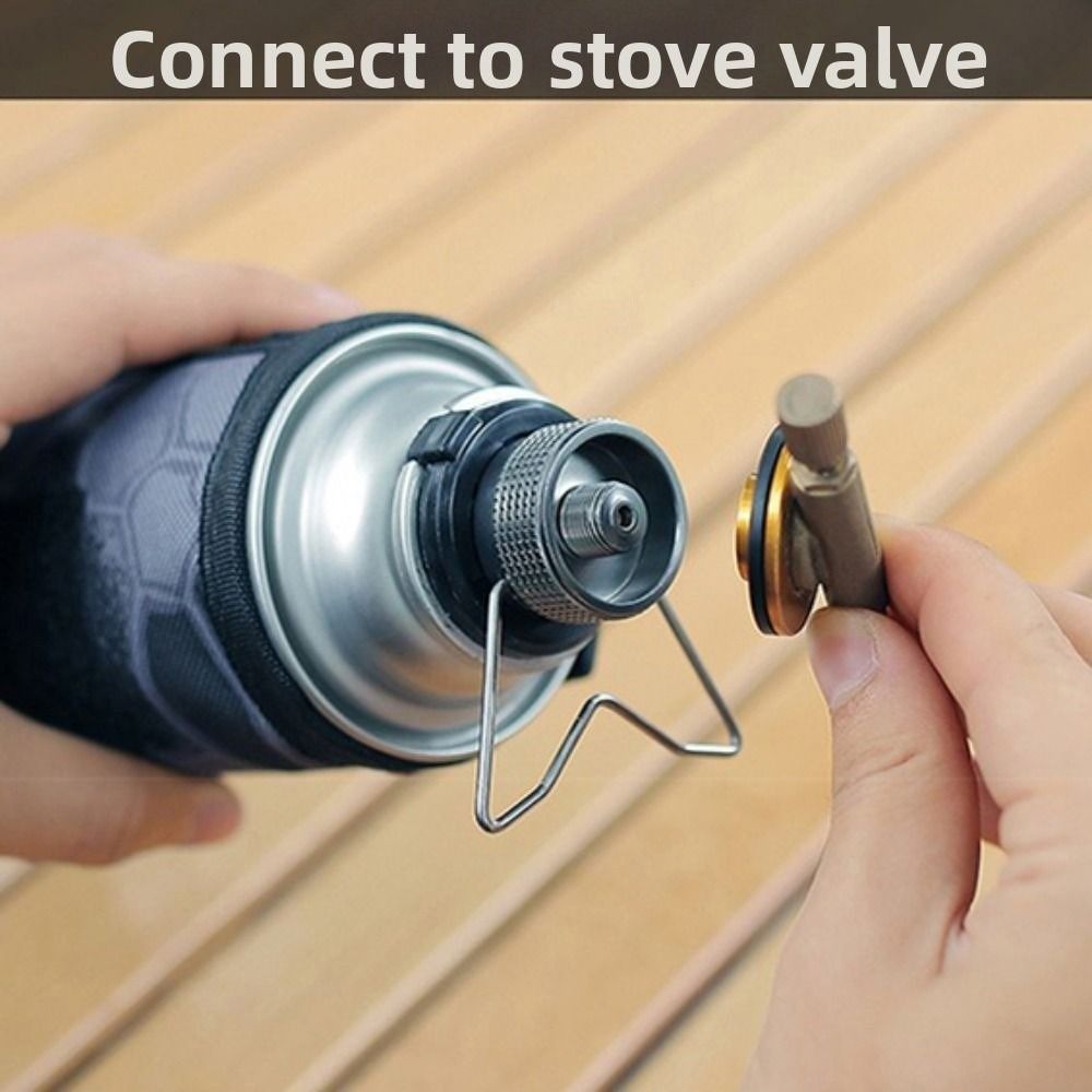 Aluminum Alloy Butane Adapter  - Outdoor Camping On Youtube 评论和价格