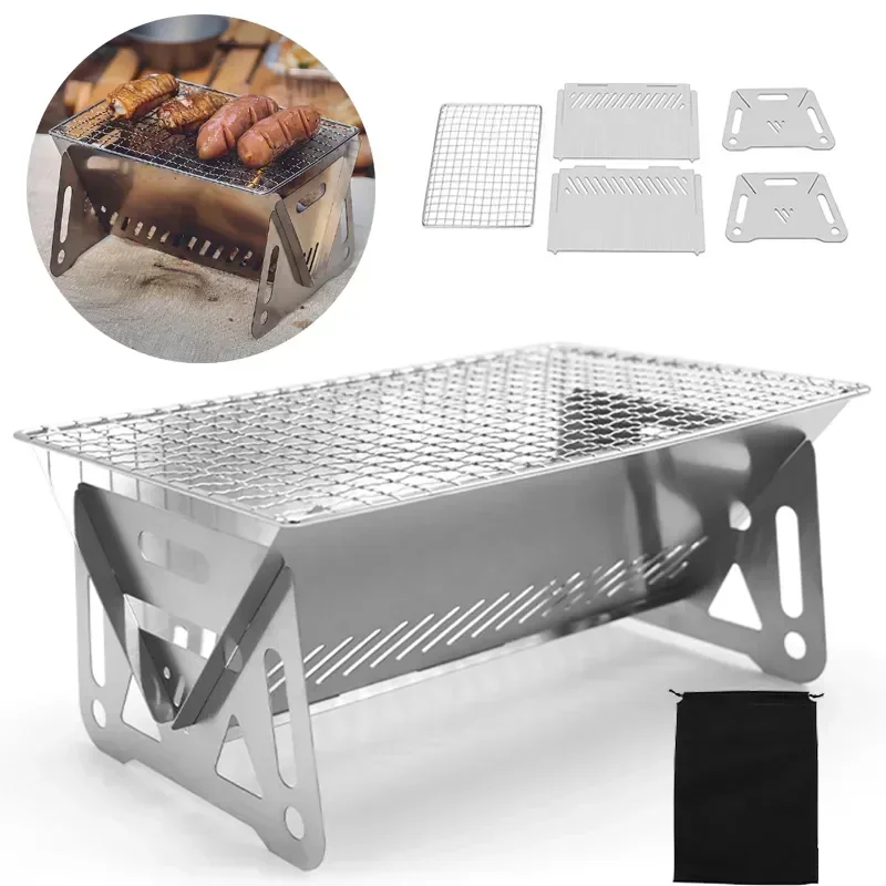 Portable Folding Barbecue Gril - Outdoor Camping Gas Heater 评论和价格